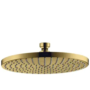 hansgrohe Axor Starck pomme de douche plafond, 240 mm, 1 jet, or poli opt pas cher