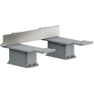 hansgrohe Axor Set d'adaptateurs universel aspect acier inoxydable