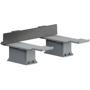 hansgrohe Axor Set d'adaptateurs universel chrome noir poli