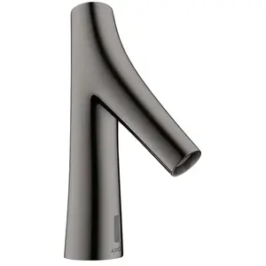 hansgrohe Mitigeur lavabo électronique Axor Starck Organic avec temp. préréglée, bleu poli vc pas cher