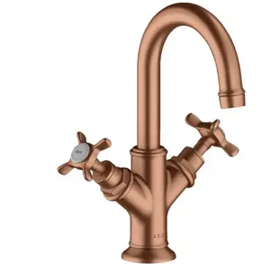 Hansgrohe - axor Montreux mitigeur lavabo 2 poignées 160, vidage