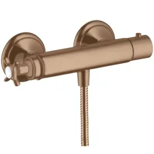 hansgrohe Thermostat de douche Axor Montreux AP, 1 voie, avec croix, o...