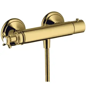 hansgrohe Thermostat de douche Axor Montreux AP, 1 voie, avec croix, o...