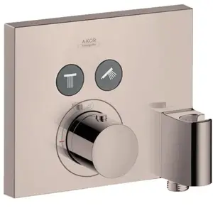 hansgrohe Kit complet ShowerSelect Square UP-THM, 2 voies, chrome, avec WA + support, pour robinet mural pas cher