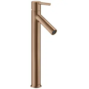 hansgrohe Mitigeur lavabo monocommande 250 Axor Starck A 107 mm, m HG, sans vidage, brossé or rouge pas cher