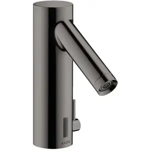 hansgrohe Mitigeur lavabo électronique Axor Starck avec régulation température, pile, bleu poli vc pas cher