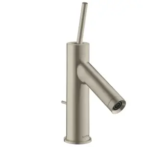 hansgrohe Mitigeur lavabo monocommande 70 Axor Starck A 95 mm, avec poignée à broche, avec tirette, chromé