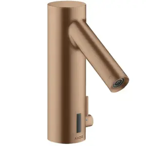 hansgrohe Mitigeur électronique de lavabo Axor Starck avec régulation temp., batt., brossé r gol pas cher