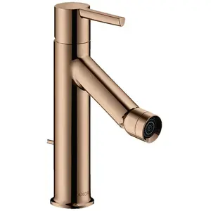 hansgrohe Mitigeur monocommande bidet Axor Starck A 104 mm, m HG, tirette, poli or rouge