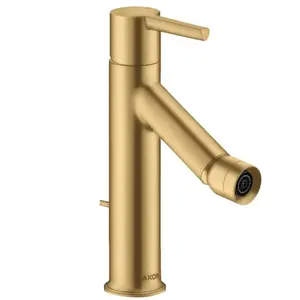hansgrohe Mitigeur monocommande pour bidet Axor Starck A 104 mm, m HG, tirette, or brillant optique