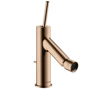 hansgrohe Mitigeur monocommande bidet Axor Starck A 111 mm, avec poignée à broche, tirette de vidage, chromé
