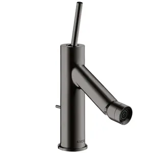 hansgrohe Mitigeur monocommande bidet Axor Starck A 111 mm, avec poignée à goupille, tirette de vidage, chromé