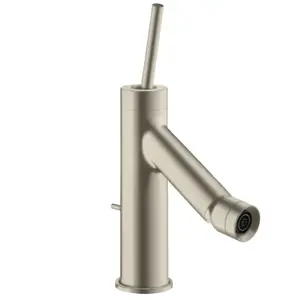 hansgrohe Mitigeur monocommande bidet Axor Starck A 111 mm, avec poignée à broche, tirette, sans bec.