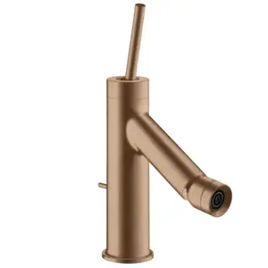 hansgrohe Mitigeur monocommande bidet Axor Starck A 111 mm, poignée à broche, tirette, b r g