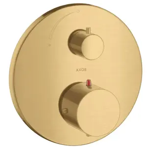 hansgrohe Axor Starck Set de montage prêt à poser UP-THM, avec robinet d'arrêt, or brossé