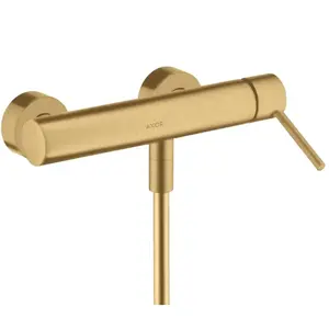 hansgrohe Mitigeur monocommande Axor Starck AP, avec poignée à broche, 1 voie, optique or brossé
