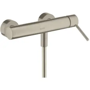 hansgrohe Mitigeur monocommande Axor Starck AP, avec poignée à broche, 1 sortie, nickel brossé