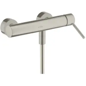 hansgrohe Mitigeur monocommande Axor Starck AP, avec poignée à broche, 1 jet, aspect acier inoxydable