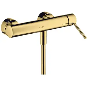 hansgrohe Mitigeur monocommande Axor Starck AP, avec poignée à broche, 1 jet, poli or optique