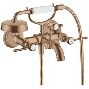 hansgrohe Mitigeur évier deux poignées Axor Montreux AP, A 224 mm, lev...