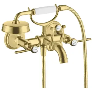 hansgrohe Mitigeur évier à deux poignées Axor Montreux AP, bec 224 mm,...