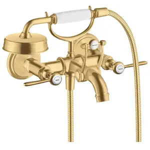 hansgrohe Mitigeur évier deux poignées Axor Montreux AP, L 224 mm, lev...