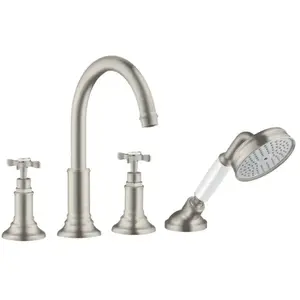 hansgrohe Kit de montage Axor Montreux 4 voies avec robinet croisé, as...