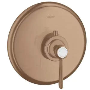 hansgrohe Axor Montreux HF UP-THM Set complet, avec levier, or rouge b...