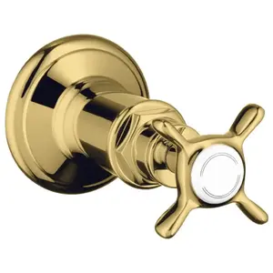 hansgrohe Kit de montage Axor Montreux pour vanne encastrée, avec croix, or poli