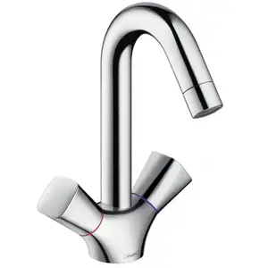 Comparateur de prix : Hansgrohe Mélangeur de lavabo avec tirette et vidage synthétique chromé