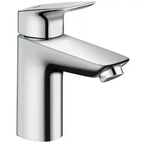Mitigeur de lavabo 100  CoolStart sans tirette ni vidage chromé Hansgrohe pas cher