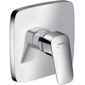 Set de finition LOGIS pour mitigeur douche encastré chromé Hansgrohe