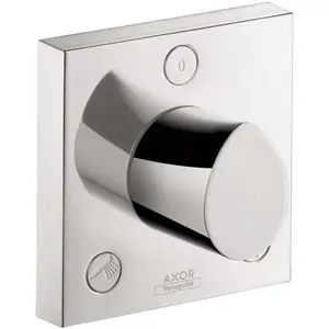 Axor Starck Organic Trio / Quattro 12731000, vanne d'arrêt et de dérivation dissimulée, chromé pas cher