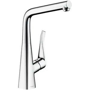 Mitigeur évier METRIS Hansgrohe - Chromé pas cher
