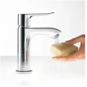 HANSGROHE Mitigeur lavabo Metris 100, sans tirette ni vidage chromé pas cher