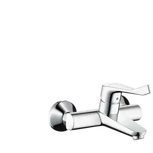 Hansgrohe Mitigeur de lavabo Care mural avec poignée extra longue chromé TU pas cher