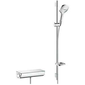 Hg Raindance Select E120 Combi 900mm blanc/chrome 27039400 - Hansgrohe pas cher