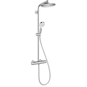 Comparateur de prix : Showerpipe HANSGROHE Crometta S 240 1jet EcoSmart chromé