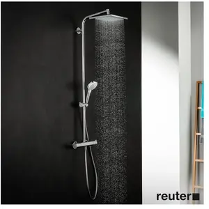 Comparateur de prix : Hansgrohe HANSGROHE Colonne de douche Crometta E 240 carrée 1jet chrome
