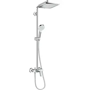 Comparateur de prix : Hansgrohe Colonne de Douche Crometta E 240 avec 1 jet avec mitigeur mécanique