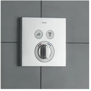 Comparateur de prix : hansgrohe Mitigeur ShowerSelect pour 2 sorties, chrome 15768000