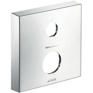 AXOR Rosace-rallonge, carrée, 2 trous, avec marquage 0/1/2, 14969000,Vendu paramazon