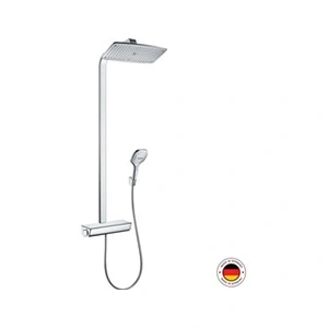 Comparateur de prix : Hansgrohe Raindance Select E 360 showerpipe EcoSmart 9 l/min, wit-chro...