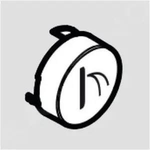 hansgrohe ShowerSelect Symbole de bouton-poussoir, 92574610, pas cher