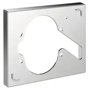 Hansgrohe Rosace de compensation ShowerSelect avec porter/fixfit intégré chromé