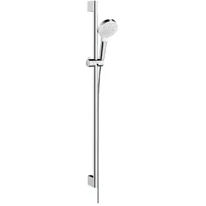 Comparateur de prix : Hansgrohe Set Douche Crometta 1jet / Unica'Croma 0,90m blanc/chrom?