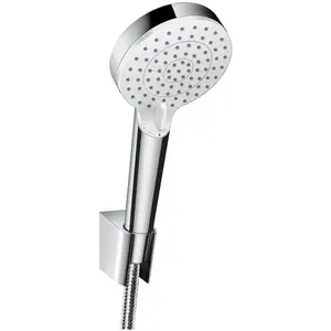 Comparateur de prix : Ensemble douchette 2 jets et flexible chromé Hansgrohe Crometta