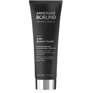 Comparateur de prix : Borlind ANNEMARIE BÖRLIND - 2IN 1 BLACK MASK Crème visage 75 ml unisex
