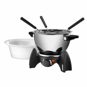 Comparateur de prix : Set fondue électrique multifonction pour 6 personnes - UNOLD - 500W - Noir