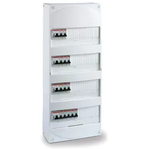 Tableau électrique pré-équipé 4 rangées 13 modules ABB